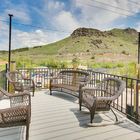 Central Lava Hot Springs Studio With Deck And Views! Exterior foto